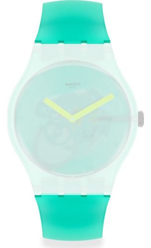 Reloj Swatch Silicona Aqua Verde Suog119. Agente Of