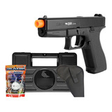 Pistola Airsfot Barato Qgk S23 + Maleta + Coldre + Bolinhas