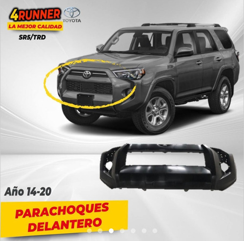 Parachoques Delantero 4runner Sr5 Trd 2014 A 2023 Foto 2