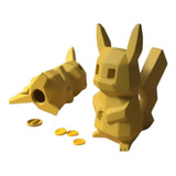 Pikachu Pokémon Alcancía Impresión 3d !!! Oferta !!!