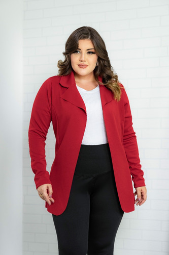 Conjunto Inverno Max Blazer Longo Calça Legging Frio Oferta