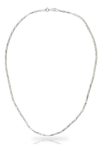 Collar Cadena Delgada Para Mujer Plata 925 3-1 45cm X .2mm