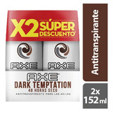 Desodorante Axe 152 Ml 2und Dark Temptation Oferta