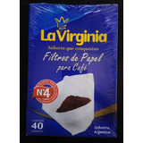 La Virginia - Filtros De Papel N° 4 Para Cafe 5 Cajas X 40u 
