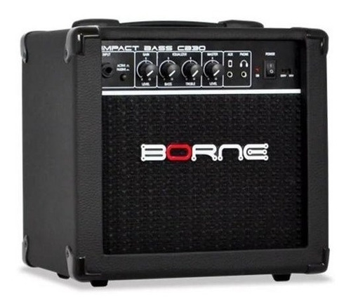 Amplificador Cubo Borne Cb30 15w Impact Bass Baixo - Novo