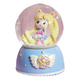 Esfera De Nieve Musical Sailor Moon Bola Importada Kawaii