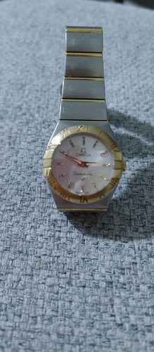 Omega Constellation Para Dama Acero Oro