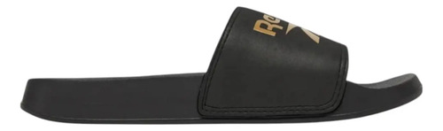 Sandalias Reebok Fulgere Slide Negro Dorado Casual