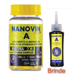 Nanovin A Hair 60 Dias Vitaminas Suplemento Biotina X3