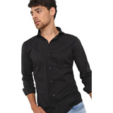 Envio Gratis Camisa Entallada Hombre Elastizada Slim Fit