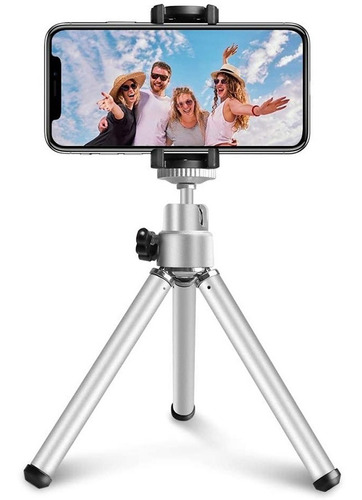 Tripode Celular Aluminio + Adaptador Camara Selfie Kit