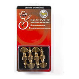 Grover Geared Banjo Pegs, Set Of 4 Gold, Metal Buttons 1 Aad