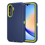 Funda Jiunai Hibrida Para Galaxy A34 Color Azul