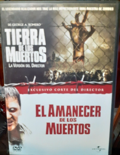 El Amanecer De Los Muertos Y Tierra De Muertos Dvd Original 