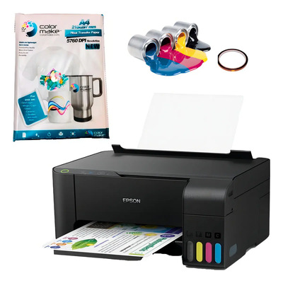 Impresora Sublimadora Epson L1250WIFI Negro Sublimación Continua A4 | Meses sin interés