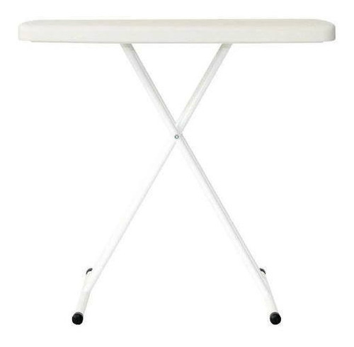 Mesa Personal 76cm Plegable Altura Ajustable Blanca Newstorm Color Blanco