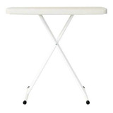 Mesa Personal 76cm Plegable Altura Ajustable Blanca Newstorm Color Blanco