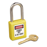 Candado De Bloqueo Master Lock Nº 410 Color Amarillo 6