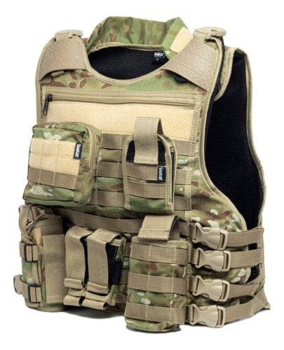 Capa De Colete Multicam Wwart Aero Modular Airsoft Militar 