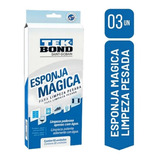 Esponja Magica  Melamina Limpeza Pesada Tek Bond Kit 3un