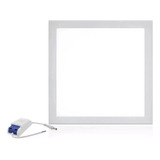 Kit 10 Plafon Embutir Quadrado 25w 30x30cm Painel Bivolt