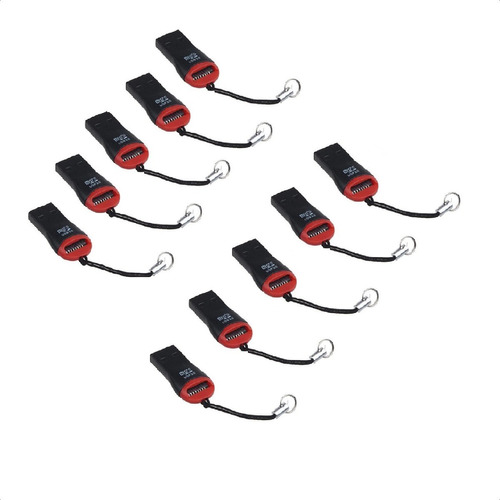 Lector Tarjeta Memoria Micro Sd Accesorios Notebook 10 Pcs