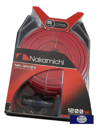 Kit De Instalacion Calibre 4 Nakamichi Nk-wk24 Con Accesorio