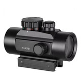 1x40 Red Dot Reflex Ajustável Sight Para Caça Ao Ar Livre