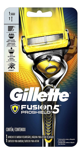  Aparelho Gillette Fusion Proshield 5 Laminas Super Barbear