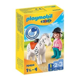 Figura Jinete Con Caballo Playmobil 123