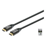 Cable Hdmi Manhattan 355940 Certificado 8k 48g Hdr Oro 2m