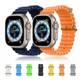 Correa Para Apple Watch Ultra Ocean Band Serie 8/7/6/5/4/3/2