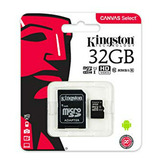 Tarjeta De Memoria Kingston Canvas Select 32gb Microsdhc Cla