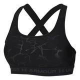 Top Entrenamiento Under Armour Crossback Mid Emboss Mujer En