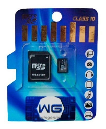 Memoria Micro Sd 128gb, Clase 10 80 Mbps