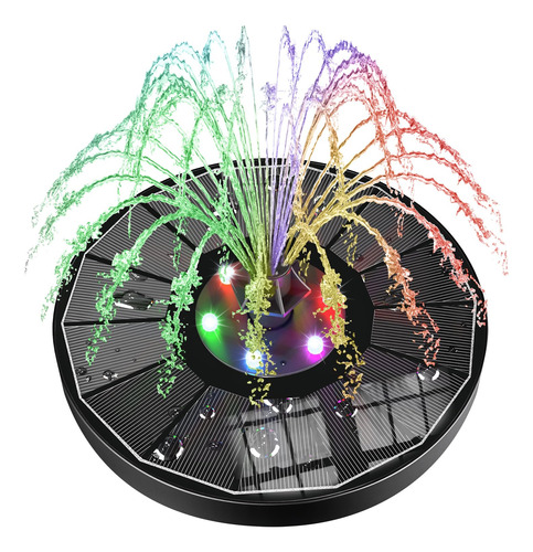 Szmp Fuente De Agua Solar Mejorada, Panel De Vidrio 100%, Fu
