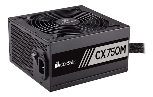 Fuente De Poder Para Pc Corsair Cx-m Series Cx750m 750w  Black 100v/240v