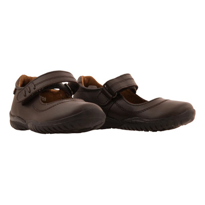 Zapato Niña Casual Coqueta 38700f Cafe Escolar 18 A 21 Bg Cafe 20 Mx
