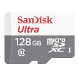 Micro Sd Sandisk 128gb Ultr Clase 10 Original Garantía 1 Año