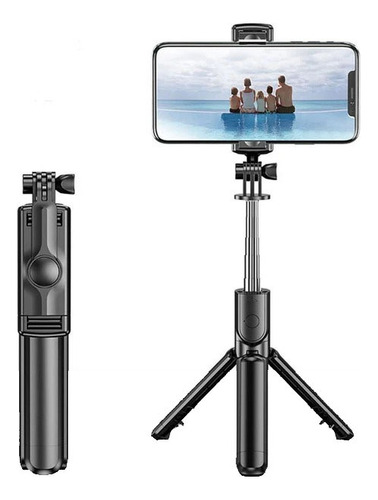 Palo Selfies Trípode Bluetooth Selfie Stick Remoto 360