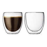 Set X 2 Vaso Doble Vidrio Estilo Bodum 75 Ml Tienda Pepino Cafe Te Frio Calor