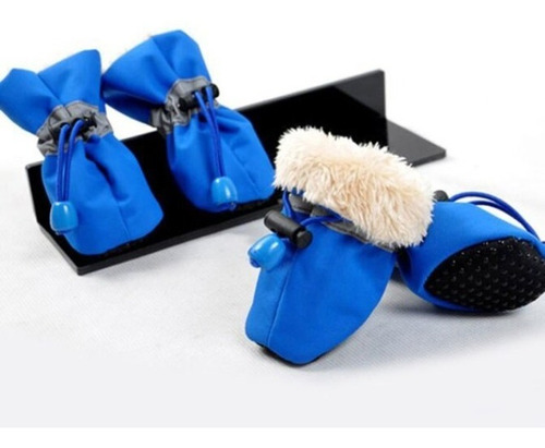 Oferta Set De 4 Zapatos Botas Impermeables Para Perro 