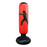 Saco De Box Inflable Fitness + Guante Karate Garra  