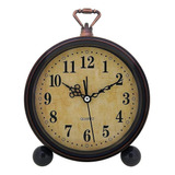 Hnwteng Reloj Despertador Analógico Retro Vintage, Reloj Peq