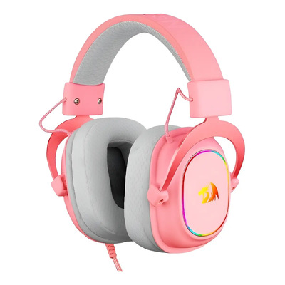 Headset Gamer Redragon Rosa Zeus X H510rgb-pink - Sonido 7.1 Luz RGB | Envío gratis