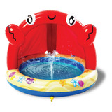 Alberca Inflable Para Niños Con Carpa Forma De Cangrejo Rojo