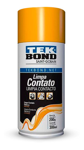 Spray Limpa Contato 300ml Secagem Ultrarrápida Tek Bond