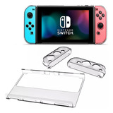 Case Proteção Nintendo Switch V1 V2 Acrílico Transparente