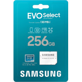 Tarjeta De Memoria Samsung Evo Select 256 Gb Hasta 130 Mb/s