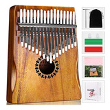 Kalimba - Piano Para El Pulgar, 17 Llaves, Regalo Portátil P